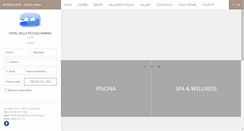 Desktop Screenshot of hoteldellapiccolamarina.it